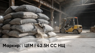 Цемент ЦЕМ I 42.5Н СС НЩ